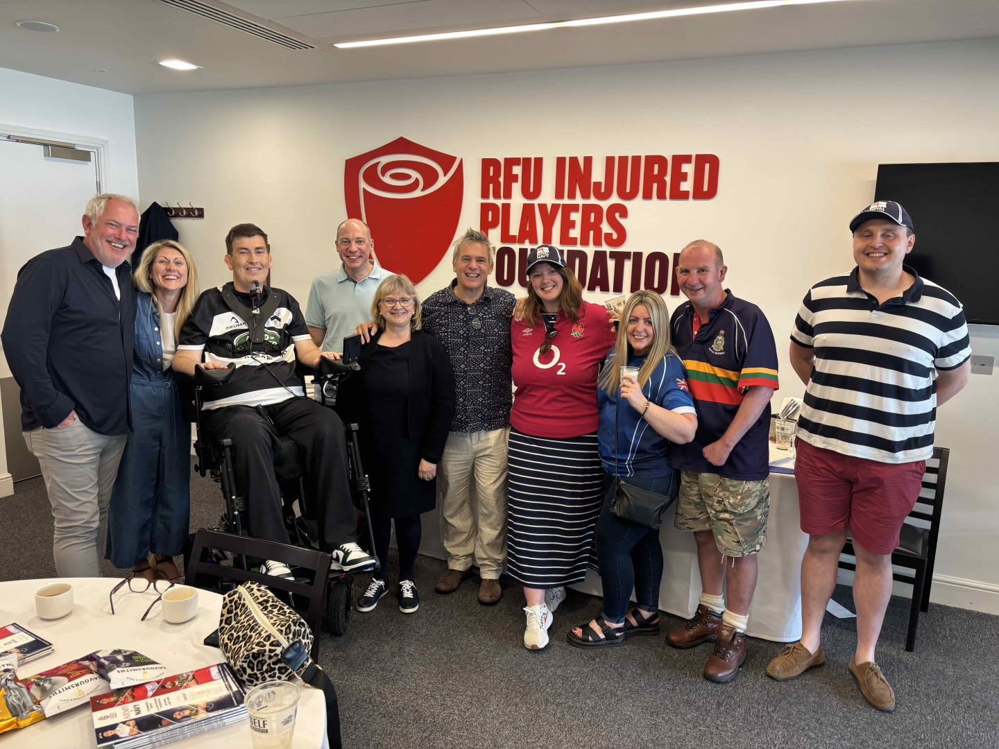 Gareth Rees with IPF Members at Allianz Stadium Twickenham