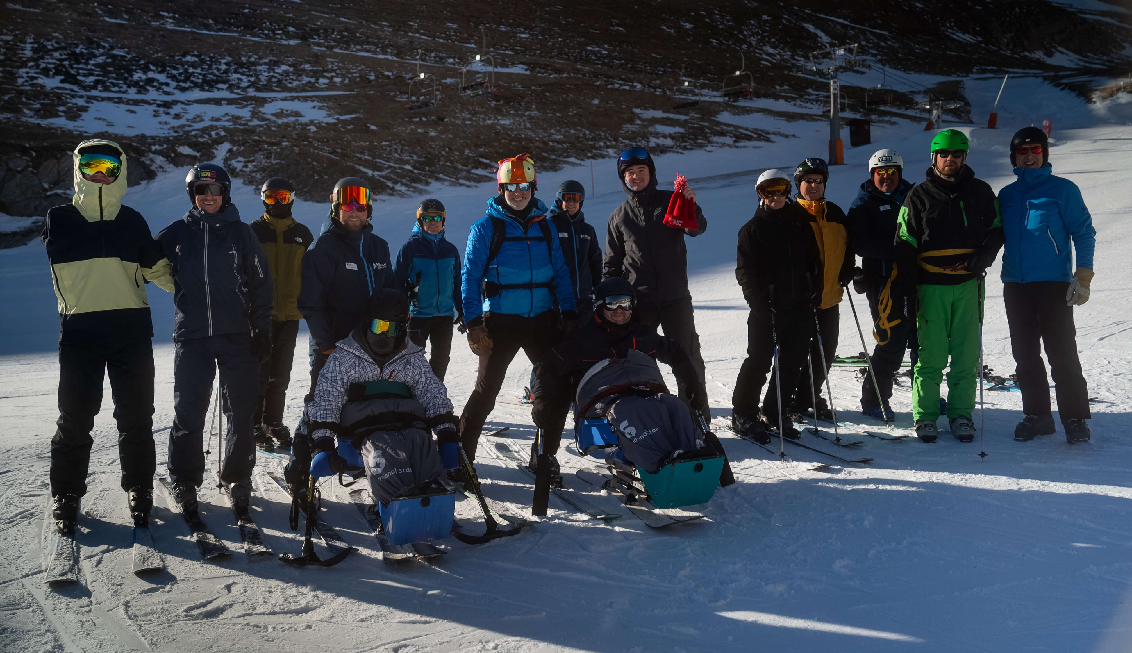 Injured players push boundaries on the slopes with the IPF Engage Programme