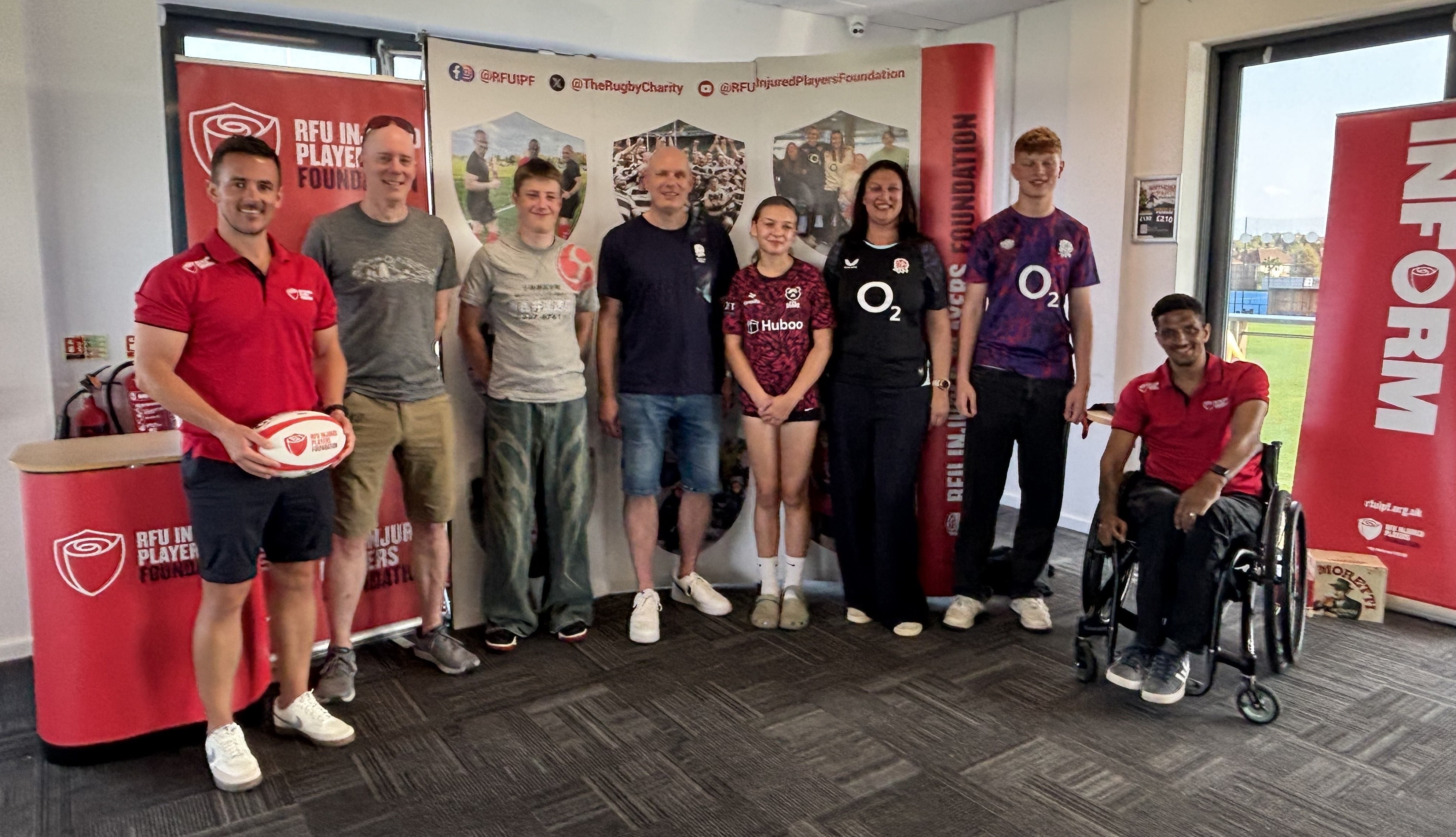 Sandy Mitchell 10s supports RFU Injured Players Foundation & IPF Member Liam O'Keeffe